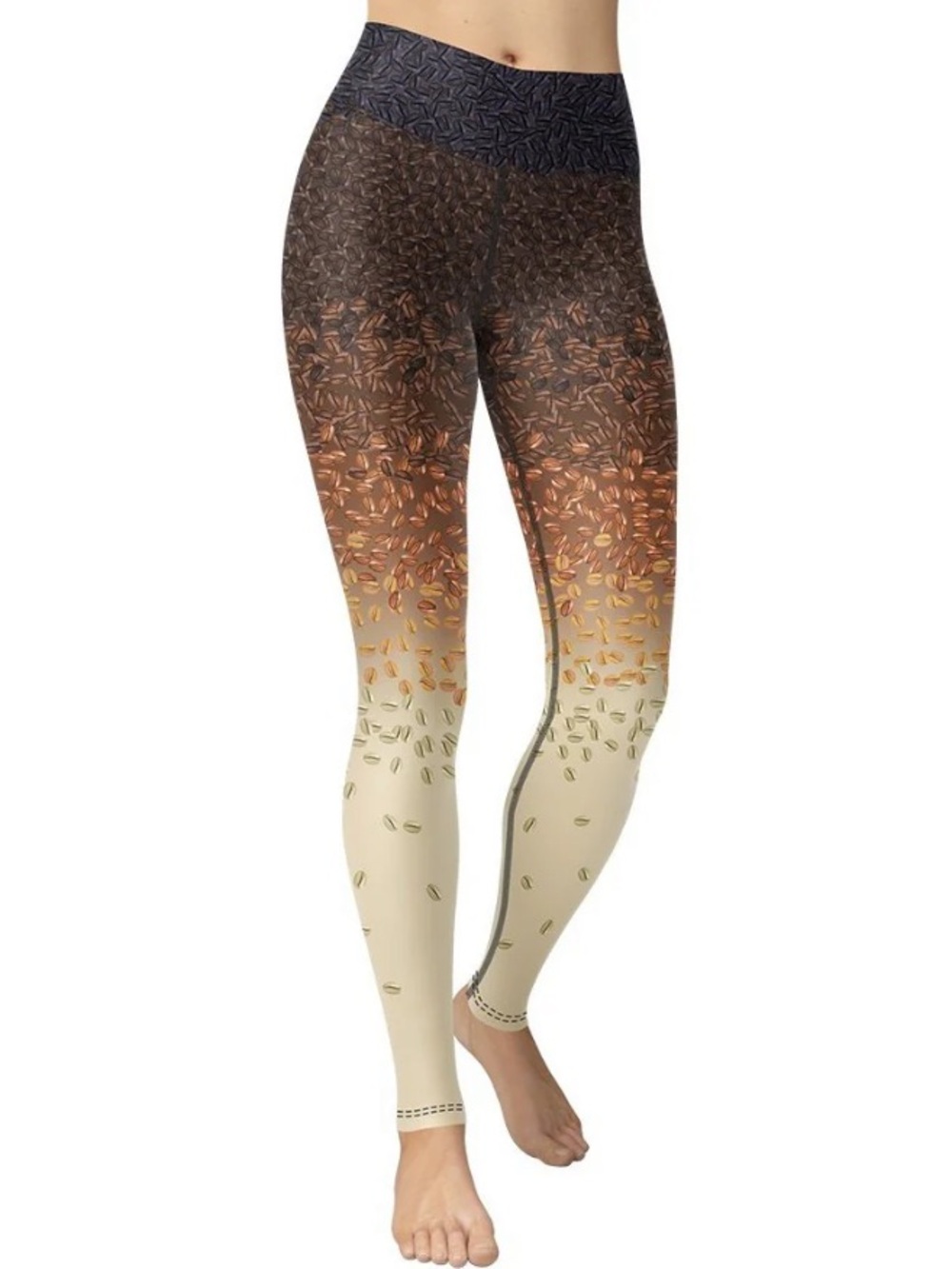 ☕️ NWOT FIERCEPULSE Ombré Coffee Bean Yoga Leggings.  Size M☕️